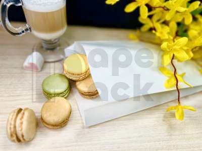 Nyomat nélküli fehér kraft papírtasak 140+45x250 (1500db)